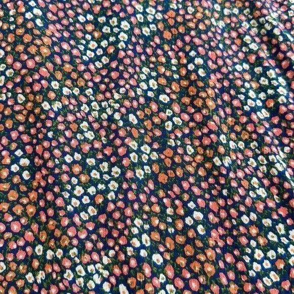 Caslon Floral Print 3/4 Sleeve Blouse - Size Large - Picture 8 of 12